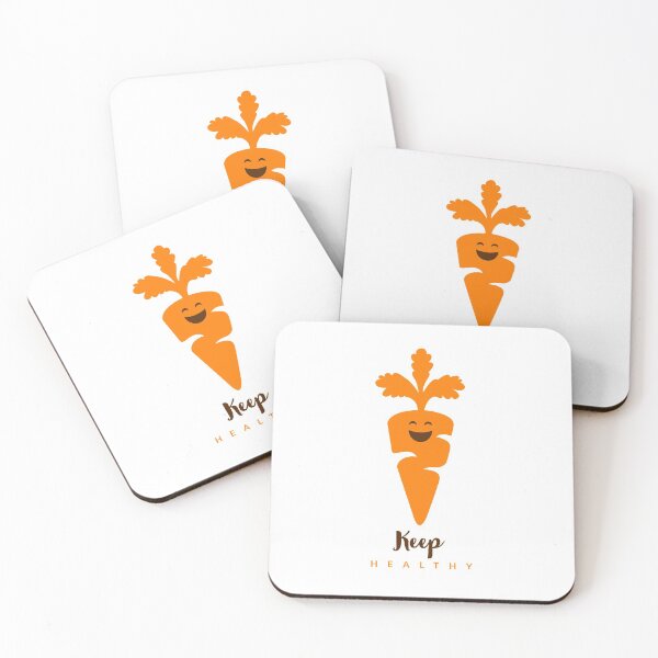 Item preview, KEEP HEALTHY - STICKER - LAPTOP - FUNNY -SMILE CARROT  designed and sold by Tropical Blood.