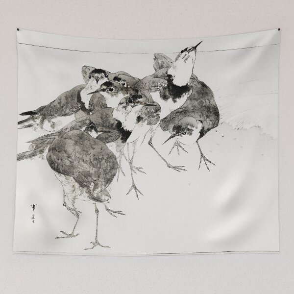 Item preview, Little ringed plover, illustration/Re-design for print product designed and sold by Junsu Lim.