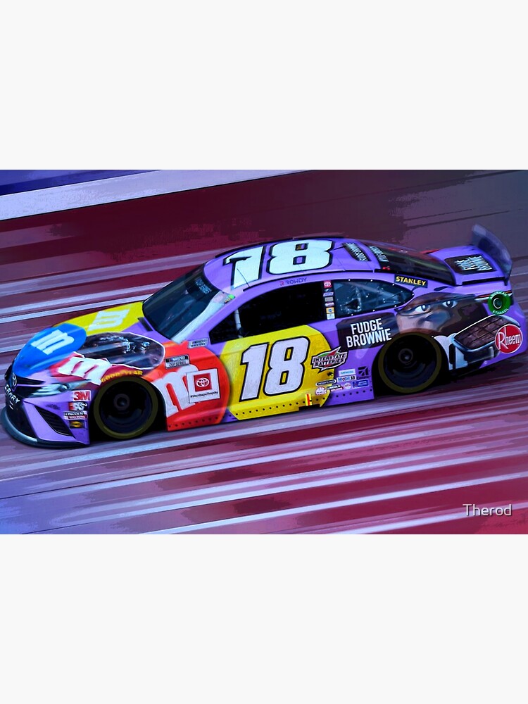 Kyle Busch racing 2020 abstract by Therod