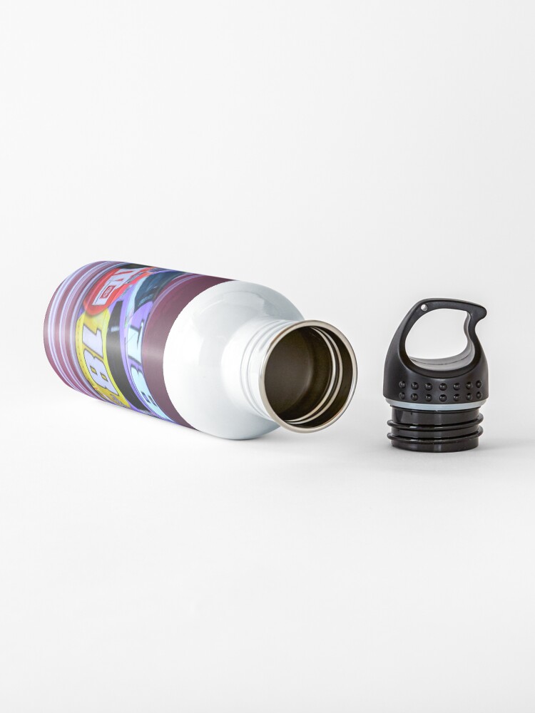 Alternate view of Kyle Busch racing 2020 abstract Water Bottle