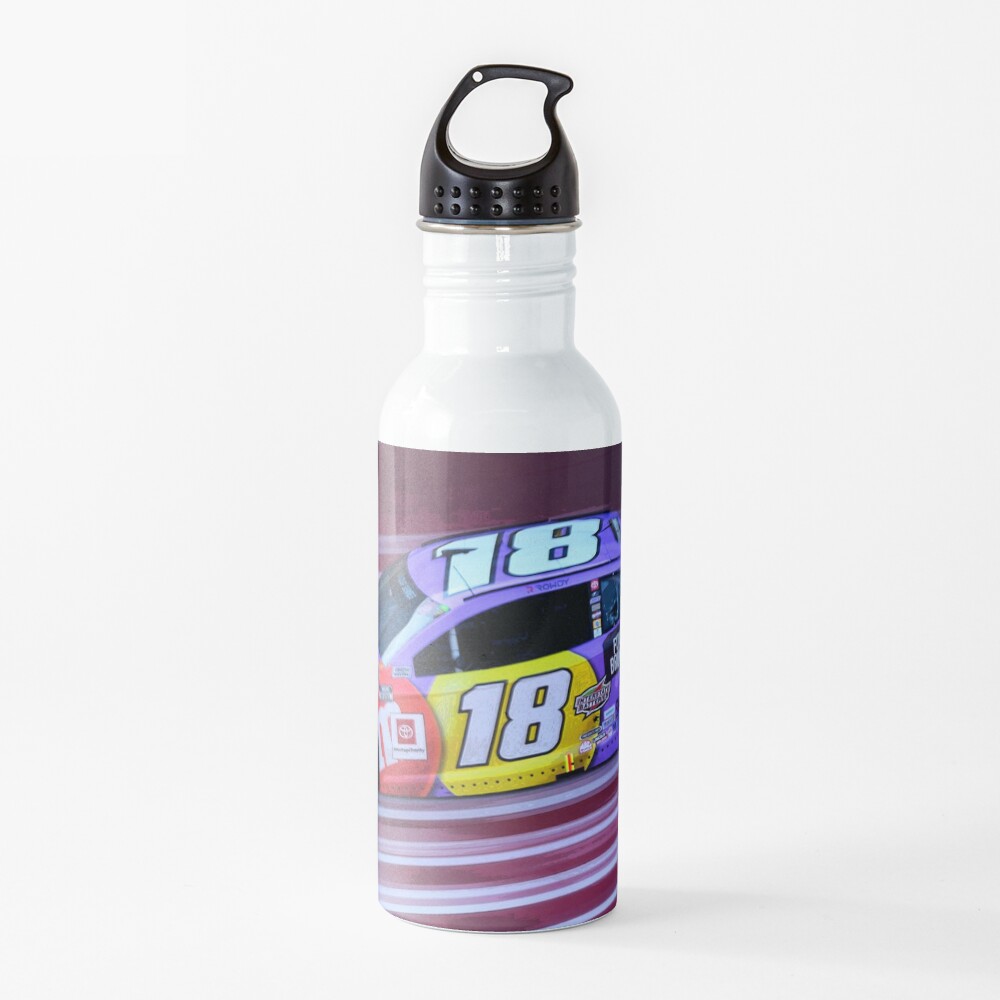 Kyle Busch racing 2020 abstract Water Bottle