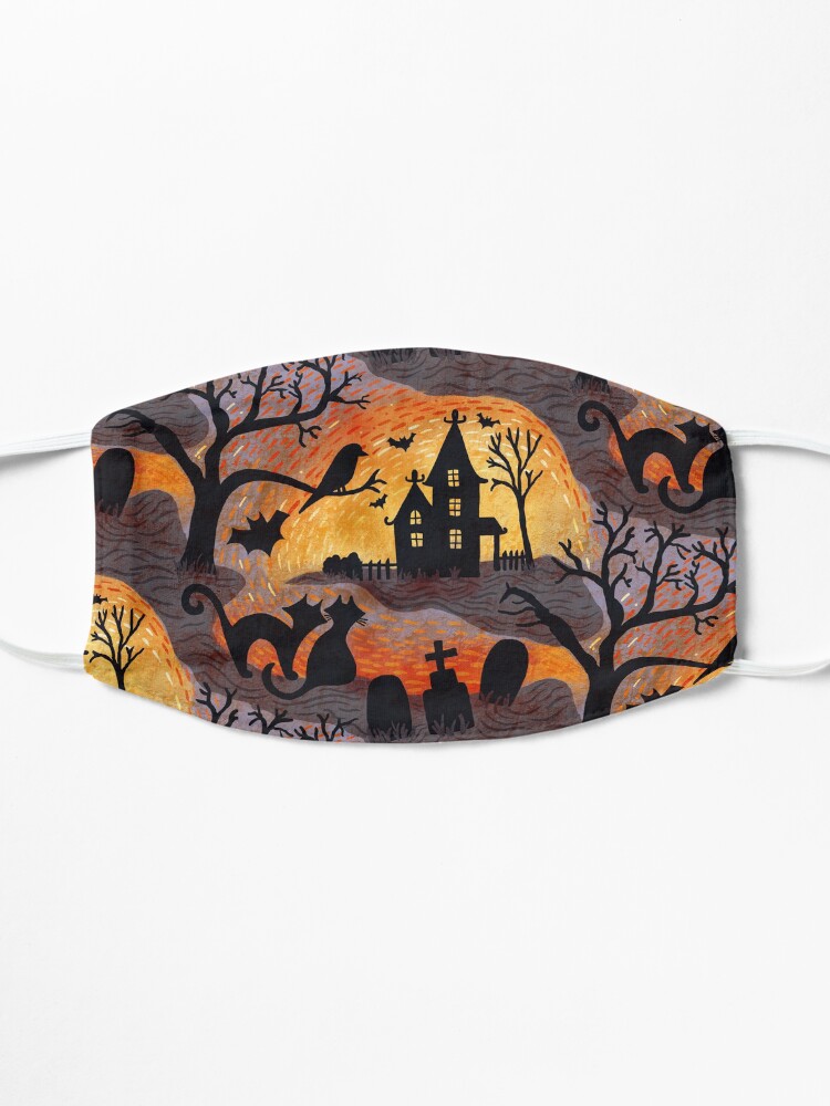 Alternate view of Spooky Haunted Halloween Mask