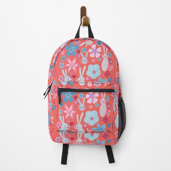 Item preview, Bunny and Flower Print designed and sold by MegzThornton.