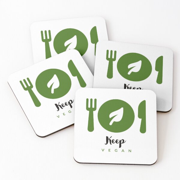 Item preview, VEGAN - LAPTOP - STICKER - COOL - KEEPING VEGAN - I AM VEGAN  designed and sold by Tropical Blood.