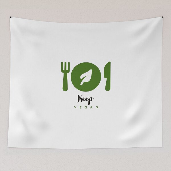 Item preview, VEGAN - LAPTOP - STICKER - COOL - KEEPING VEGAN - I AM VEGAN  designed and sold by Tropical Blood.