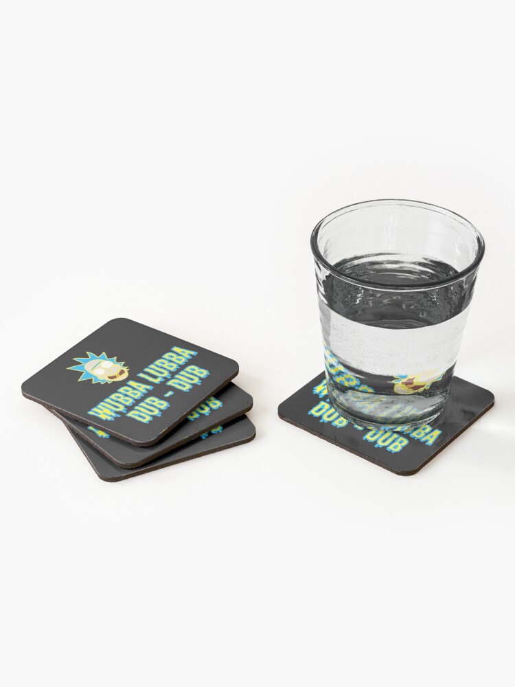 Alternate view of Wubba Lubba Dub Dub - Ricky And Morty Coasters (Set of 4)