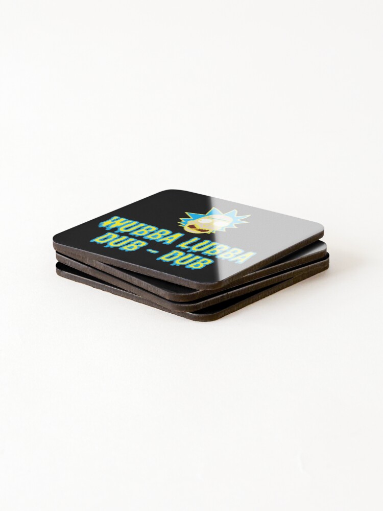 Alternate view of Wubba Lubba Dub Dub - Ricky And Morty Coasters (Set of 4)