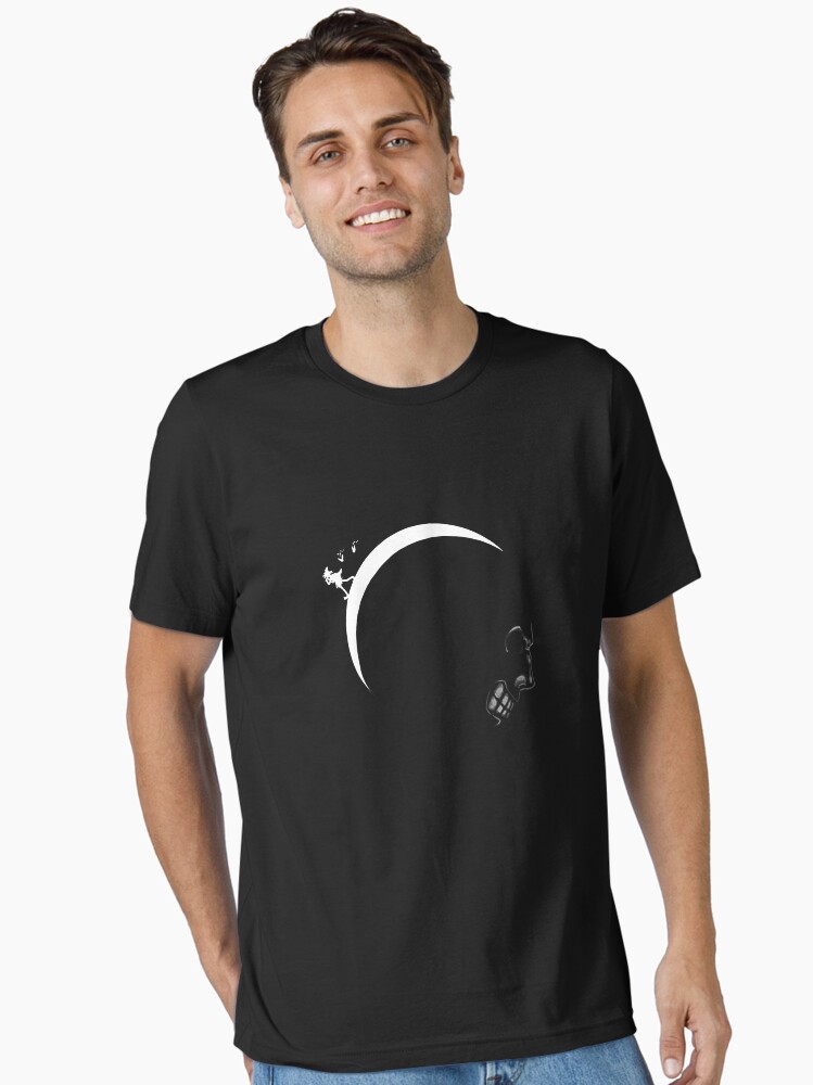 Thumbnail 2 of 7, Essential T-Shirt, Skull kid on the moon designed and sold by KatherinaTorres.