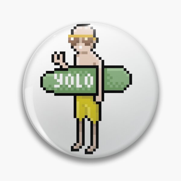 Item preview, Surfer pixelart designed and sold by wonderpixel.
