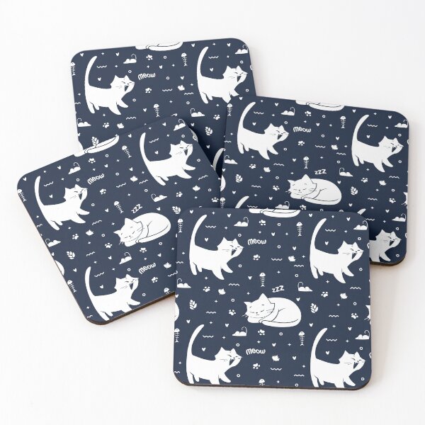 Item preview, Cute Happy  Cat Pattern designed and sold by PickCreation.