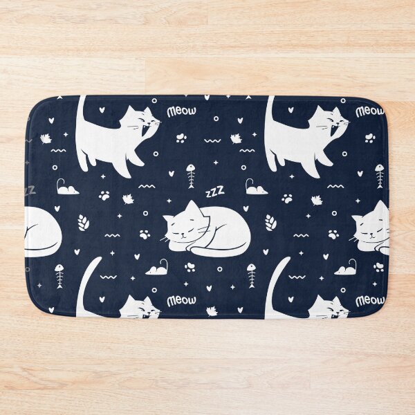 Item preview, Cute Happy  Cat Pattern designed and sold by TagCreation.