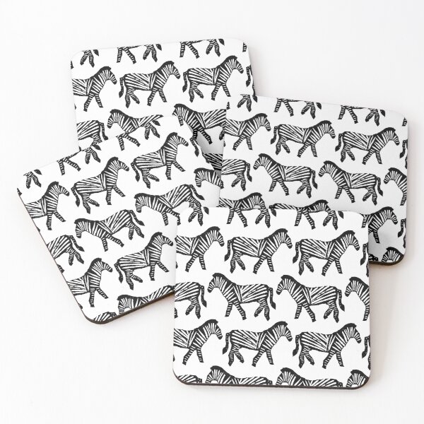 Item preview, Zebras Pattern in Black and White designed and sold by Pia Kolle.