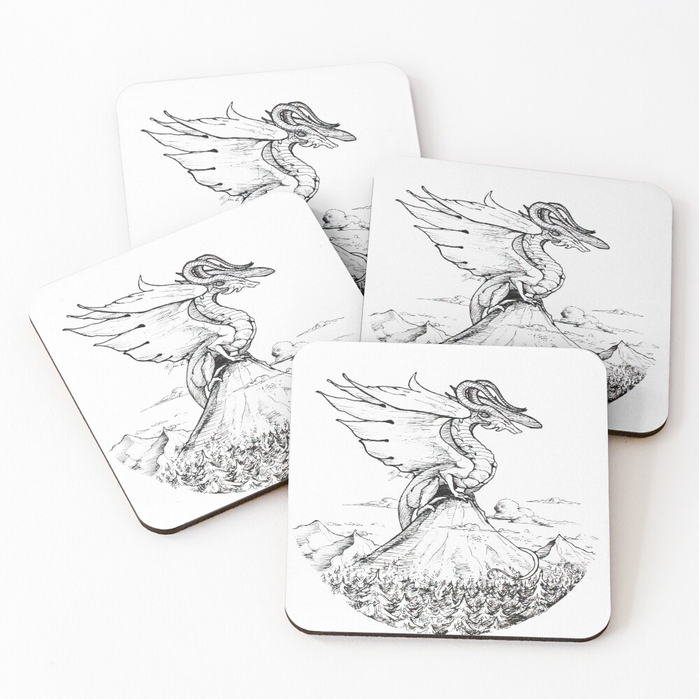 Item preview, Coasters (Set of 4) designed and sold by HandonPaper.