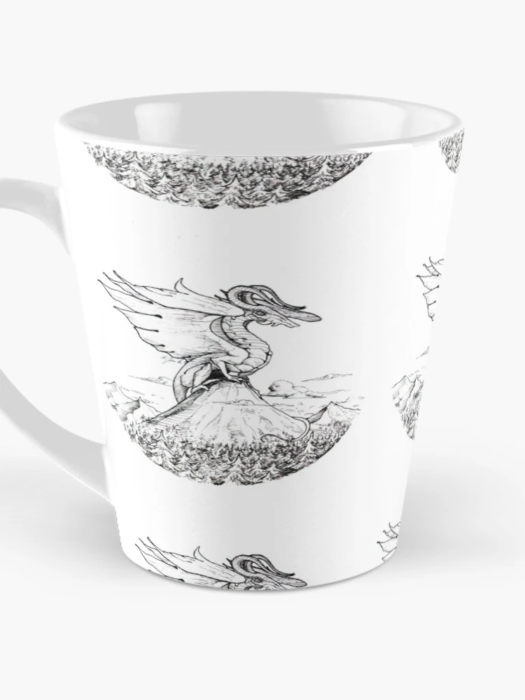 Thumbnail 3 of 4, Coffee Mug, Mountain Ruler designed and sold by HandonPaper.