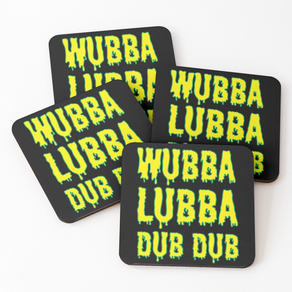 Wubba Lubba Dub Dub - Ricky And Morty Coasters (Set of 4)