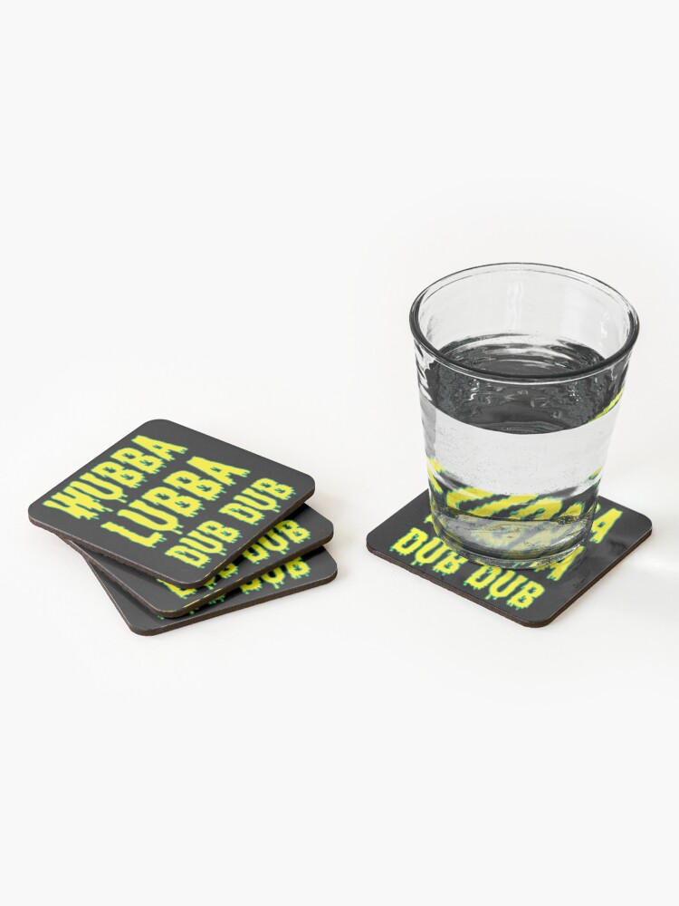 Alternate view of Wubba Lubba Dub Dub - Ricky And Morty Coasters (Set of 4)