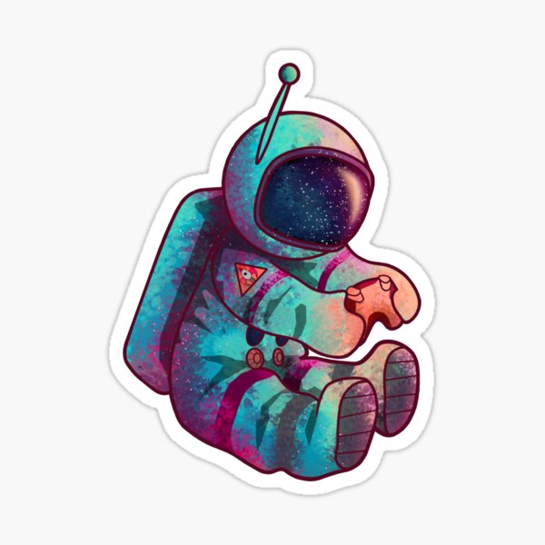 Gamer astronaut Sticker