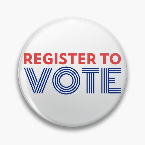 Item preview, Register to Vote Retro Us Elections American Flag Colors  designed and sold by TamGustam.