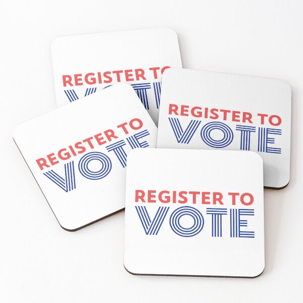 Item preview, Register to Vote Retro Us Elections American Flag Colors  designed and sold by TamGustam.