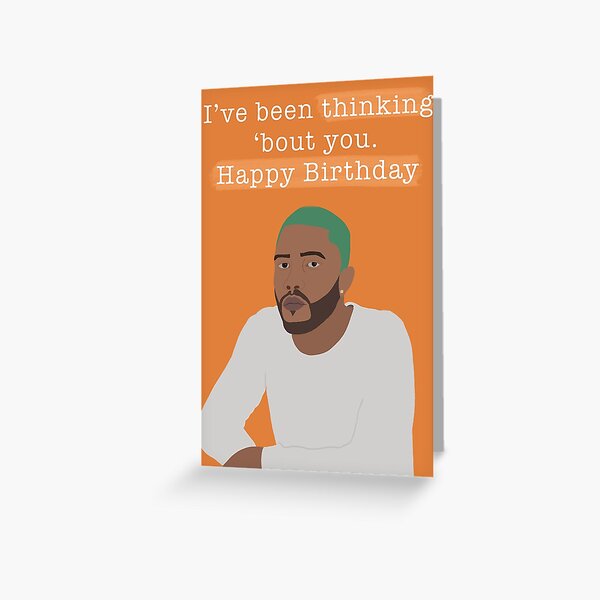 Artikel-Vorschau von Frank Ocean alles Gute zum Geburtstagskarte, designt und verkauft von chloedixonnn.