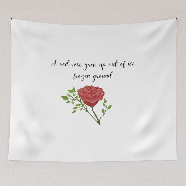 Item preview, Taylor Swift folklore the lakes red rose frozen ground designed and sold by TheFirstMayDay.