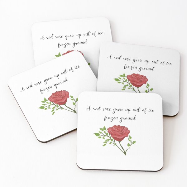 Item preview, Taylor Swift folklore the lakes red rose frozen ground designed and sold by TheFirstMayDay.