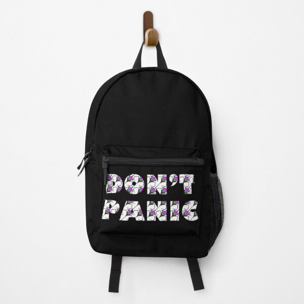 Item preview, Don’t Panic! It’s just a Mostly Harmless Towel Day Sperm Whale and Petunia Design! designed and sold by weavernap.