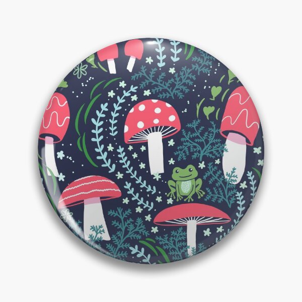 Item preview, Mushrooms, Toadstools and Frogs designed and sold by creativinchi.
