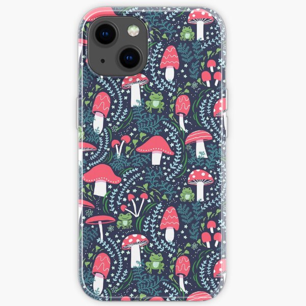 Mushrooms, Toadstools and Frogs iPhone Soft Case
