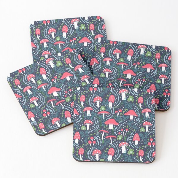 Item preview, Mushrooms, Toadstools and Frogs designed and sold by creativinchi.