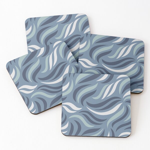 Item preview, Abstract Feathers in Blue designed and sold by Designs By Creation.
