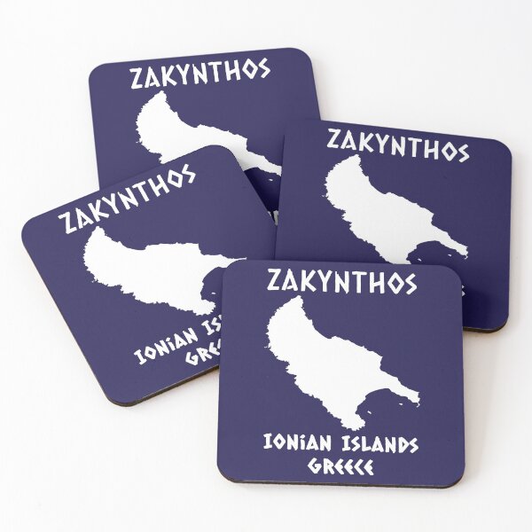 Item preview, Zakynthos Zante Map Ionian Island GREECE Souvenir  designed and sold by h44k0n.