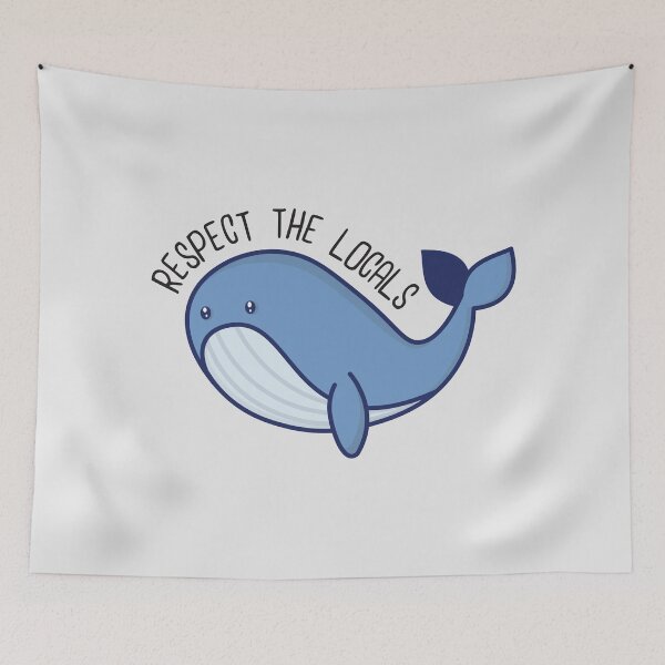 Item preview, Respect the locals whale designed and sold by Statim.