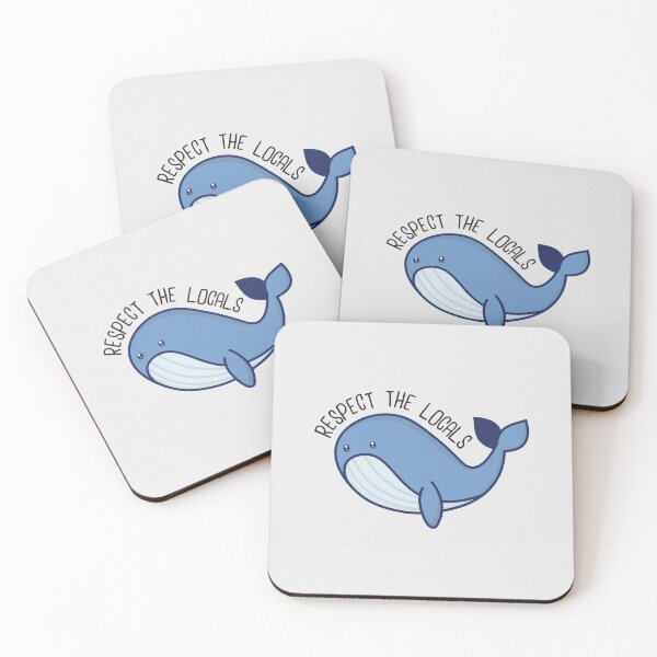 Item preview, Respect the locals whale designed and sold by Statim.