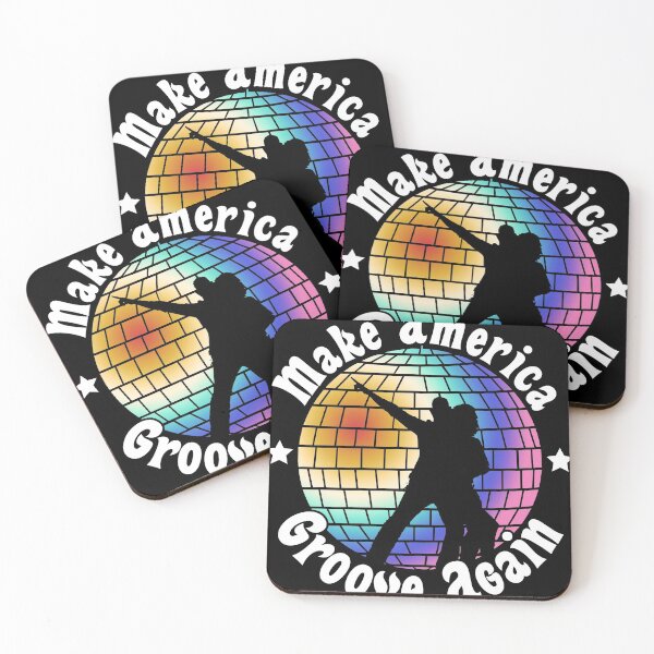 Item preview, Retro 70s Style Disco Lover Make America Groove Again gift graphic designed and sold by Lisbob.