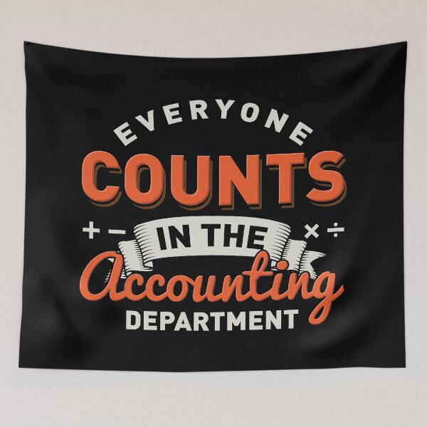 Item preview, Funny Accountant Gift - Everyone Counts designed and sold by Sandra78.