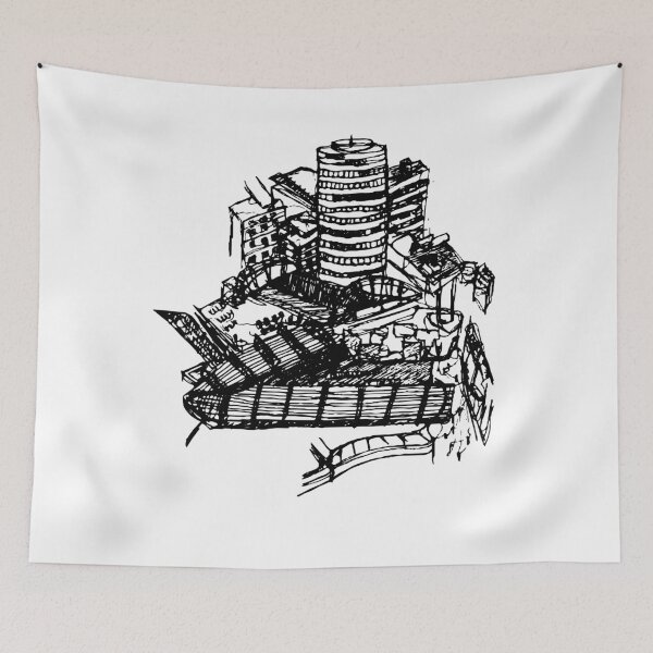 Item preview, Birmingham / Brum city illustration designed and sold by redoxie.