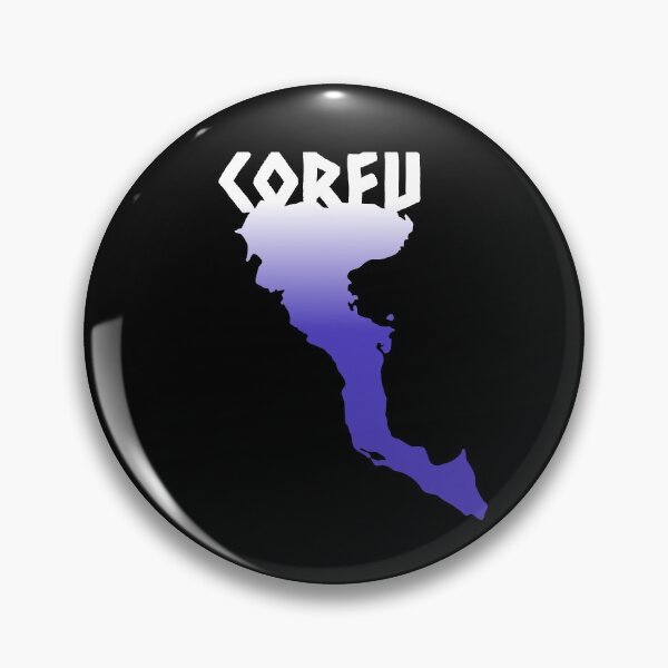 Item preview, Corfu Kerkyra Map Ionian Island GREECE Souvenir  designed and sold by h44k0n.