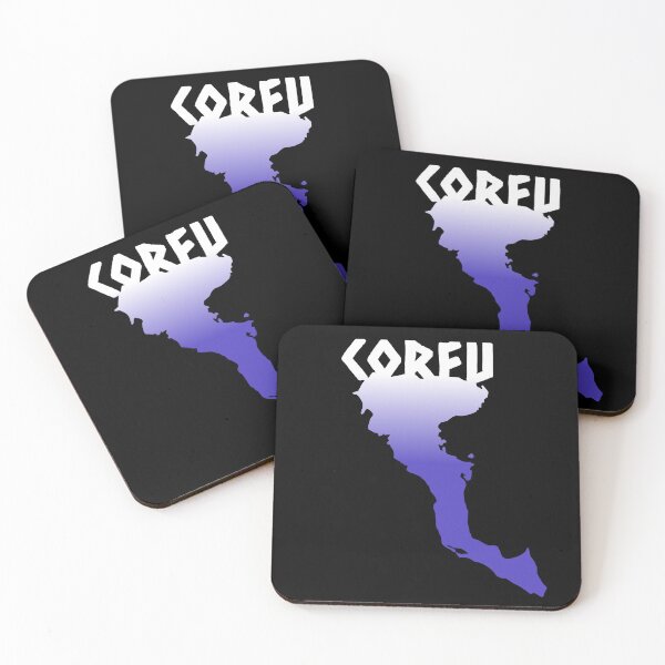 Item preview, Corfu Kerkyra Map Ionian Island GREECE Souvenir  designed and sold by h44k0n.