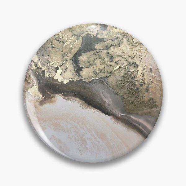 Item preview, Abstract gold and white acrylic designed and sold by ldinka.