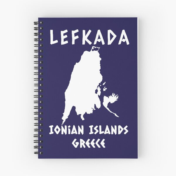 Item preview, LEFKADA Map Ionian Islands Lefkas GREECE Souvenir  designed and sold by h44k0n.