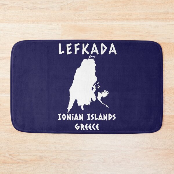 Item preview, LEFKADA Map Ionian Islands Lefkas GREECE Souvenir  designed and sold by h44k0n.
