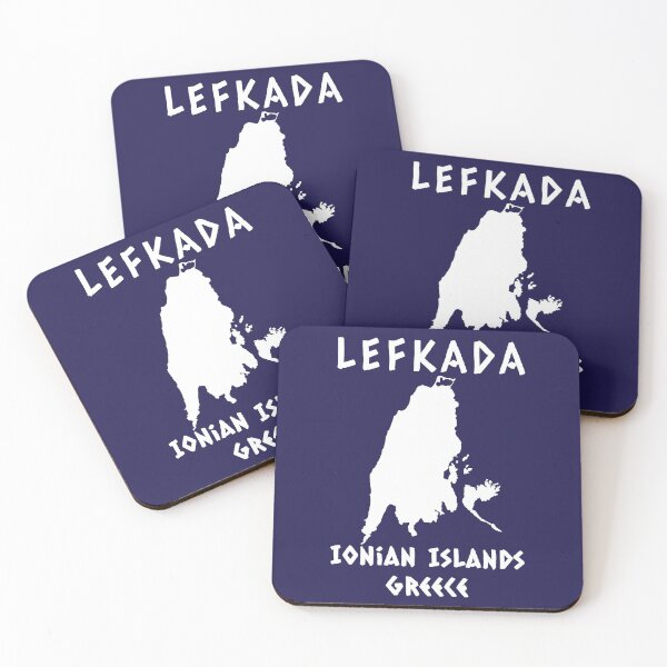 Item preview, LEFKADA Map Ionian Islands Lefkas GREECE Souvenir  designed and sold by h44k0n.