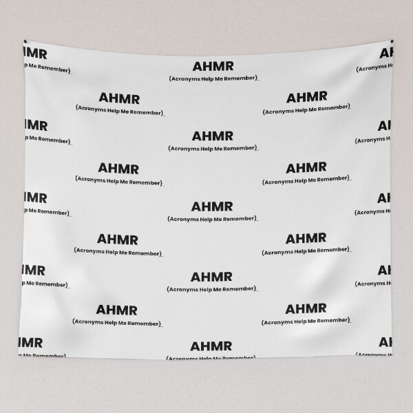 Item preview, AHMR Acronyms Help Me Remember dizkorce designed and sold by Dizkorce.