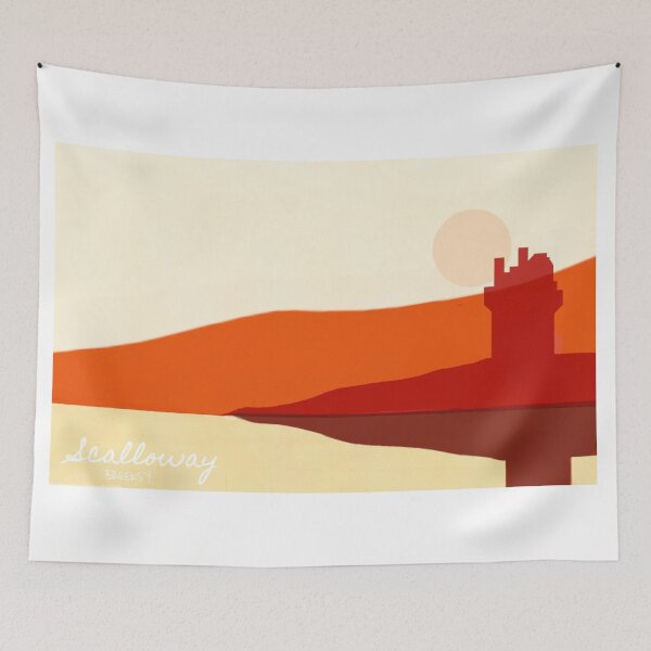 Item preview, Scalloway Sunset designed and sold by BreeksyComics.