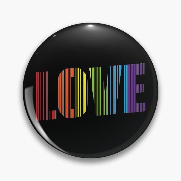 Item preview, RAINBOW LOVE BARCODE designed and sold by Dwarf-Monkey.