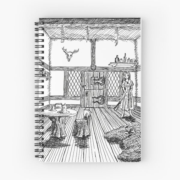 Aperçu de l'œuvre Seul dans le chalet créée et vendue par Rapunculus.