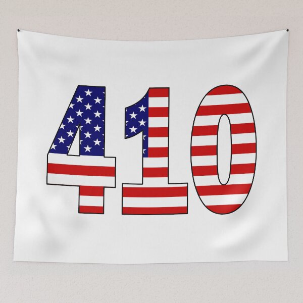 Item preview, 410 - Código de área Baltimore - Maryland designed and sold by AllShirts21.