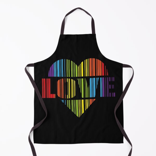 Item preview, RAINBOW LOVE HEART BARCODE designed and sold by Dwarf-Monkey.
