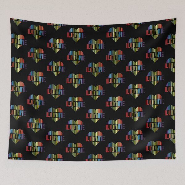 Item preview, RAINBOW LOVE HEART BARCODE designed and sold by Dwarf-Monkey.